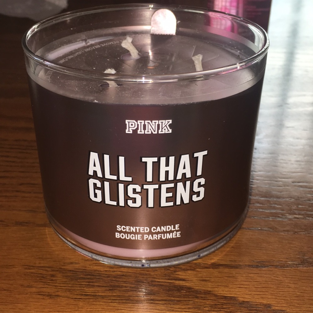 brand new PINK candle